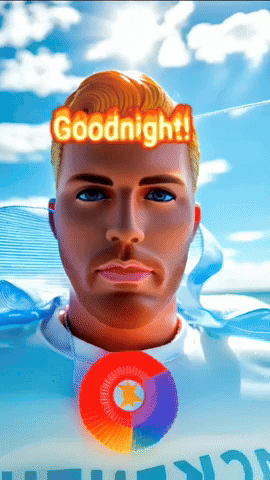 Funny Face App Goodnight Digital Art GIF