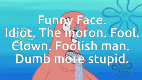 Funny Face Idiot The Moron Fool Clown Foolish Man GIF