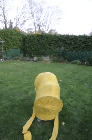 Funny Face Inflatable Tube Man Waving GIF