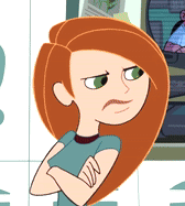 Funny Face Kim Possible GIF