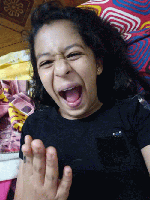 Funny Face Laughing Girl Meme GIF