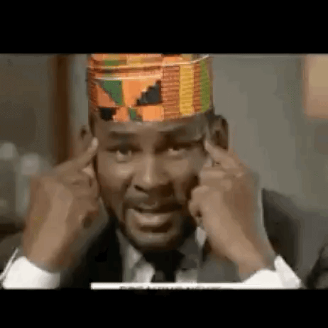 Funny Face Man In Suit With Colorful Hat GIF