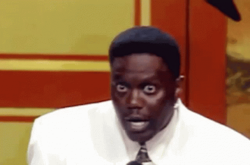 Funny Face Man In White Shirt And Tie GIF