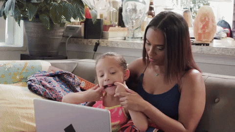 Funny Faces Expressions Little Girl GIF