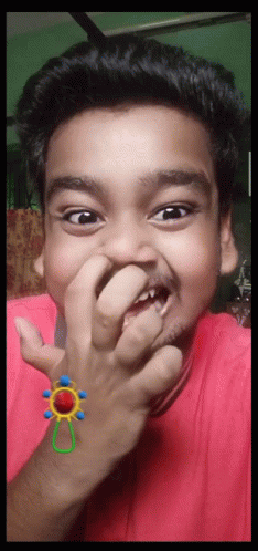 Funny Faces Indian Boy GIF