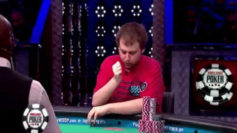 Funny Facial Reaction World Poker Tournament GIF