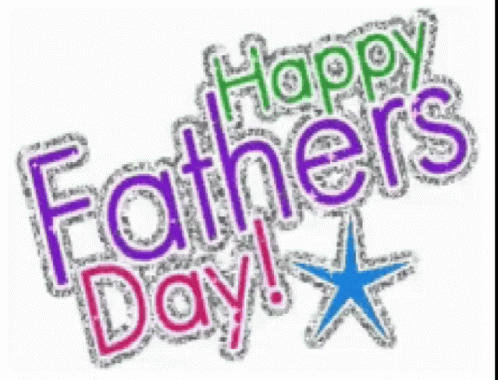 Funny Fathers Day Starfish Glitters GIF