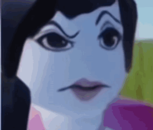 Funny Female Roblox Characters Twitched Brows Meme GIF