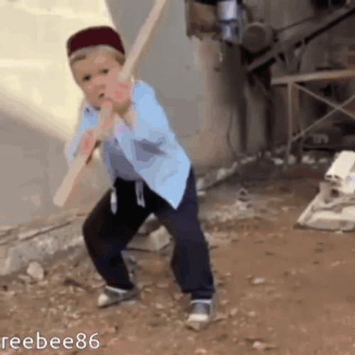Funny Fight Hasbulla Showing Combat Skills GIF