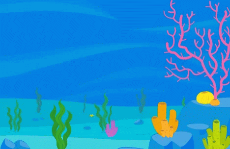 Funny Fish Swimming Blobbot Pink GIF