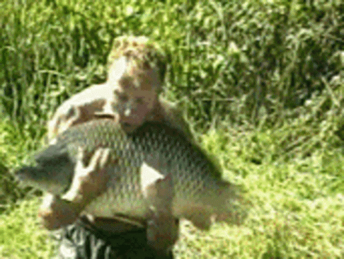 Funny Fishing Big Catch GIF