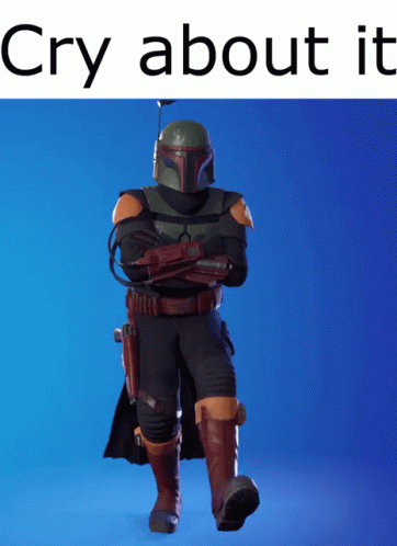 Funny Fortnite Star Wars Skin Cry About It GIF