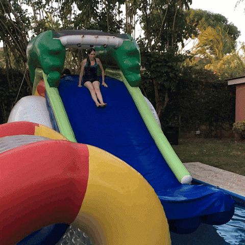 Funny Forward Rewind Waterslide Loop GIF