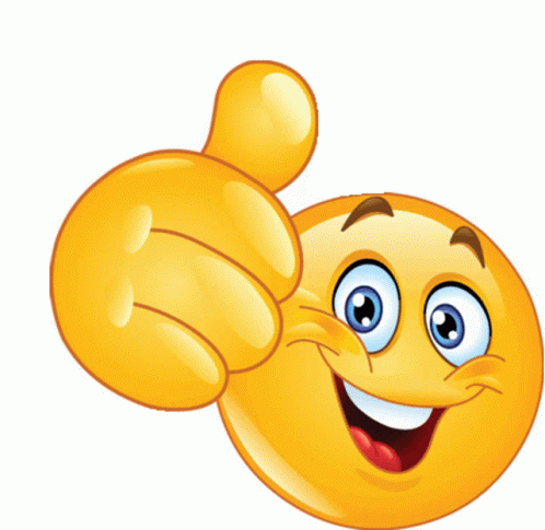 Funny Frantic Emoji Thumbs Up GIF
