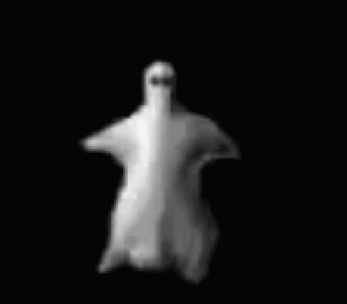 Funny Ghost Floating Around GIF