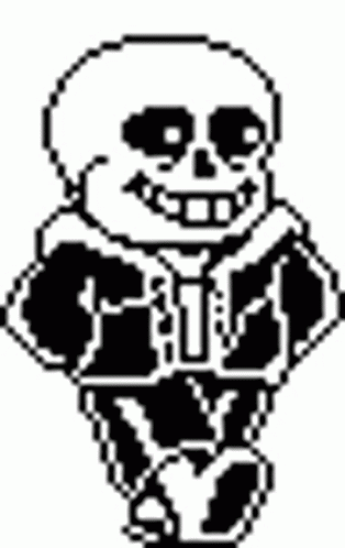 Funny Ghost Smiling Skeleton Walk GIF