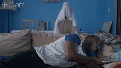 Funny Ghost Swaying Its Body GIF