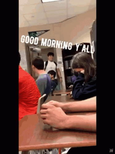 Funny Good Morning Happy Friday Naughty Student GIF