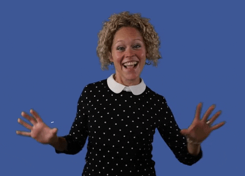 Funny Good Morning Happy Friday Bubbly Lady GIF