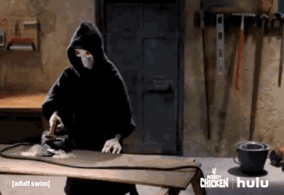 Funny Grim Reaper Dying GIF