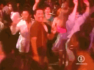 Funny Guy And Girl Clubbing GIF