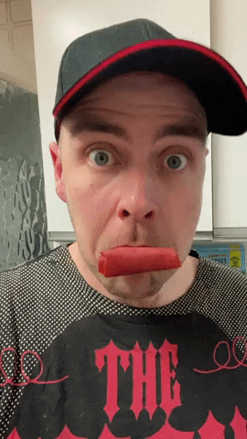 Funny Guy Awooga Reaction With Diy Tongue Out GIF