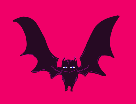 Funny Halloween Bat Flying I'm Not A Sexy Nurse GIF