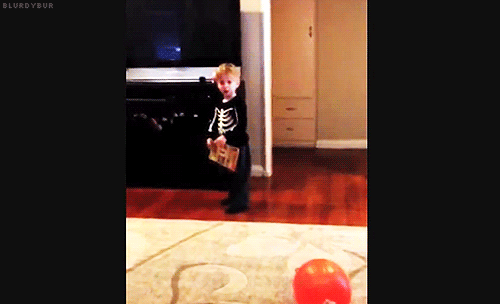 Funny Halloween Kid Tantrums Smashing GIF
