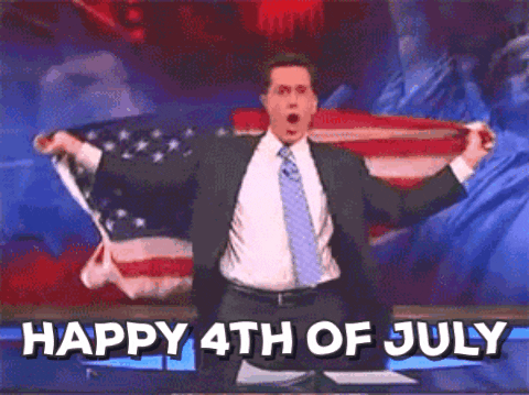 Funny Happy 4th Of July People Of America GIF