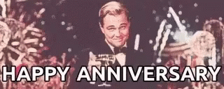 Leonardo De Carpio Celebrate Funny Happy Anniversary GIF