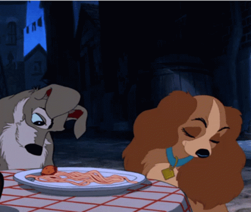 Funny Happy Anniversary Lady And The Tramp GIF