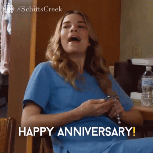 Funny Happy Anniversary Greetings GIF