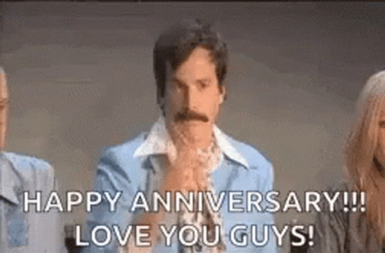 Funny Happy Anniversary Love You GIF