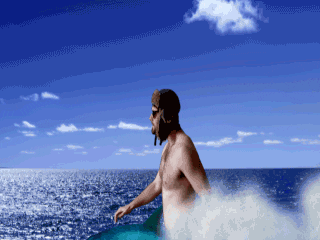 Funny Happy Birthday Dolphin Rider GIF