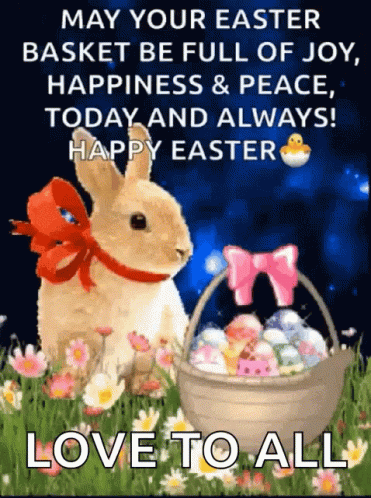 Funny Happy Easter Love To All GIF