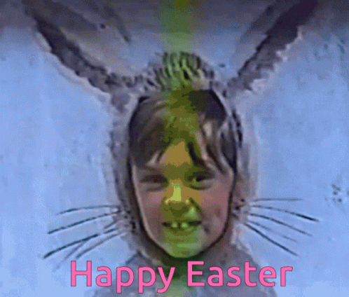 Funny Happy Easter Silly Kid GIF