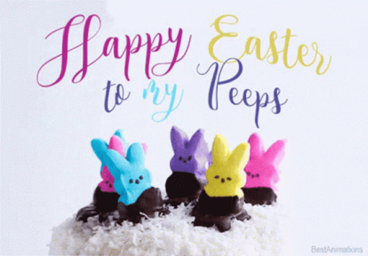 Funny Happy Easter My Peeps GIF