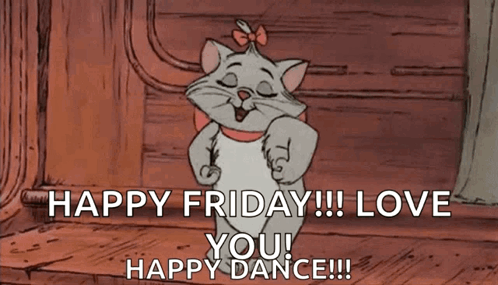 Funny Happy Friday Cute Marie Dance GIF