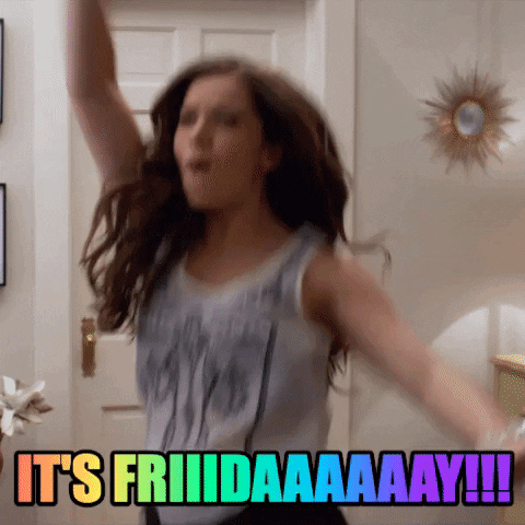 Funny Happy Friday Excited GIF