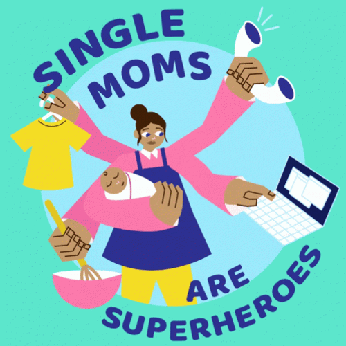 Funny Happy Mothers Day Cartoon GIF