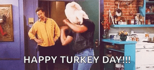 Funny Happy Turkey Day Thanksgiving GIF