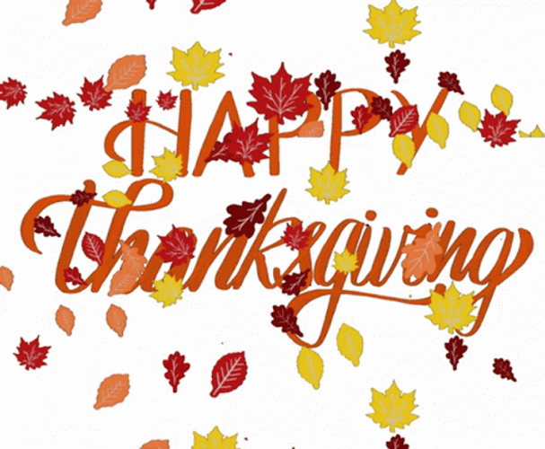 Funny Happy Thanksgiving Animation GIF