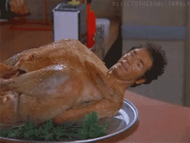 Funny Happy Thanksgiving Human Turkey GIF