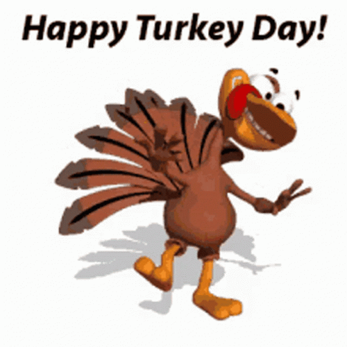 Funny Happy Thanksgiving Turkey Day GIF