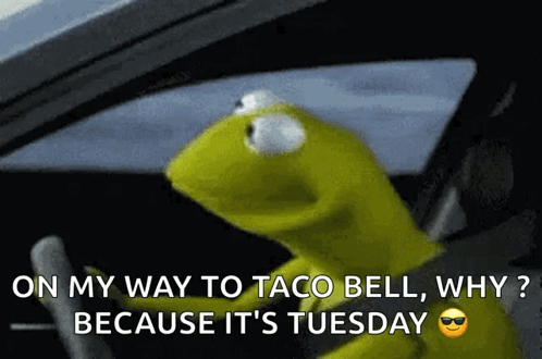 Funny Happy Tuesday Kermit The Frog GIF