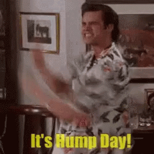 Funny Happy Wednesday Jim Carrey GIF