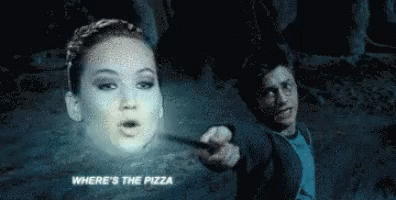 Funny Harry Potter Where's The Pizza GIF
