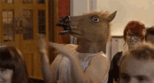 Funny Head Pommel Horse Mask Love It GIF