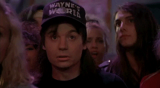 Funny Headbang Wayne's World GIF
