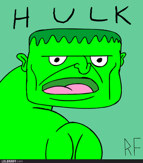 Funny Hulk Twerk Animation GIF 
